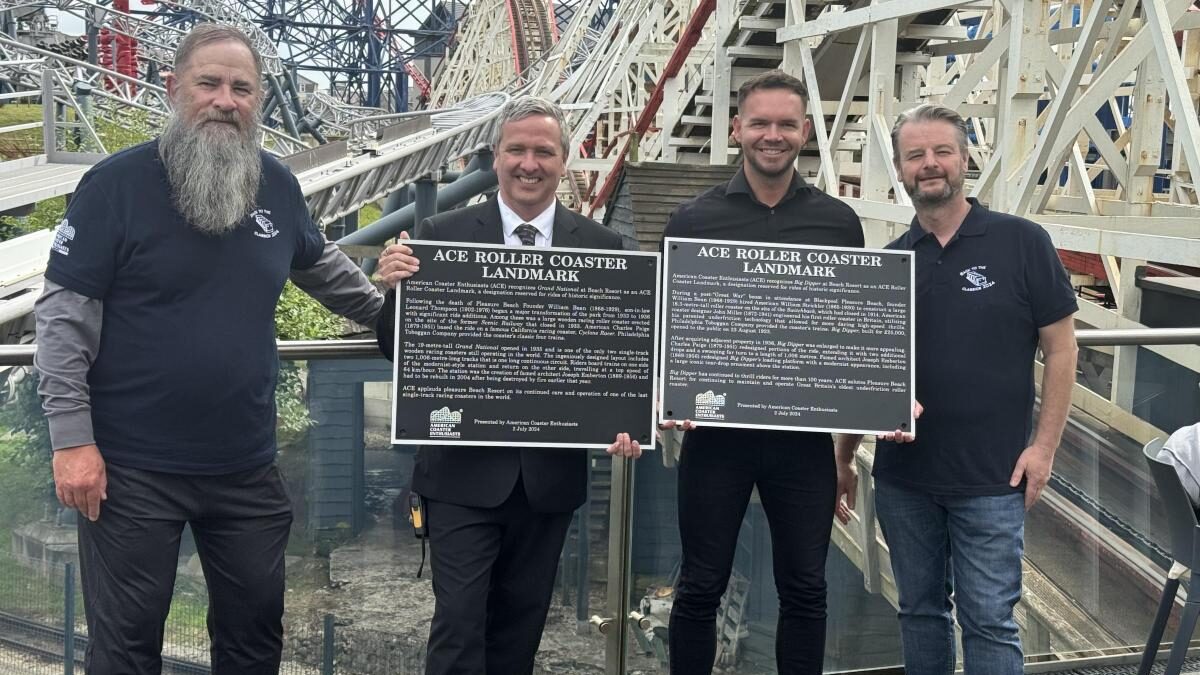 02/07/2024 – Big Dipper & Grand National granted ACE Rollercoaster Landmark status