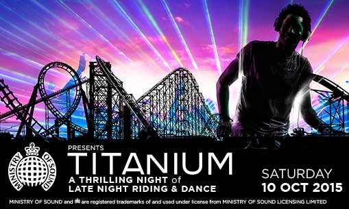 10/10/2015 – Ministry of Sound Titanium rocks the Arena