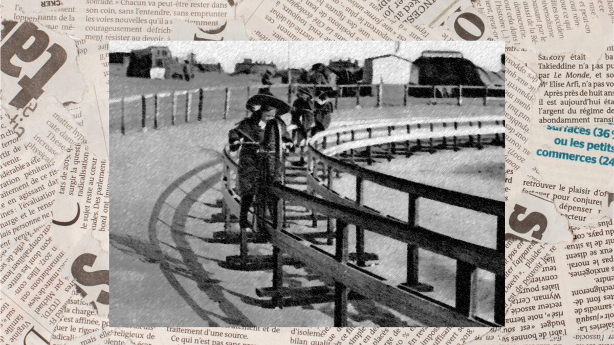 Press Cutting – Without fear of spills or punctures! (1896)